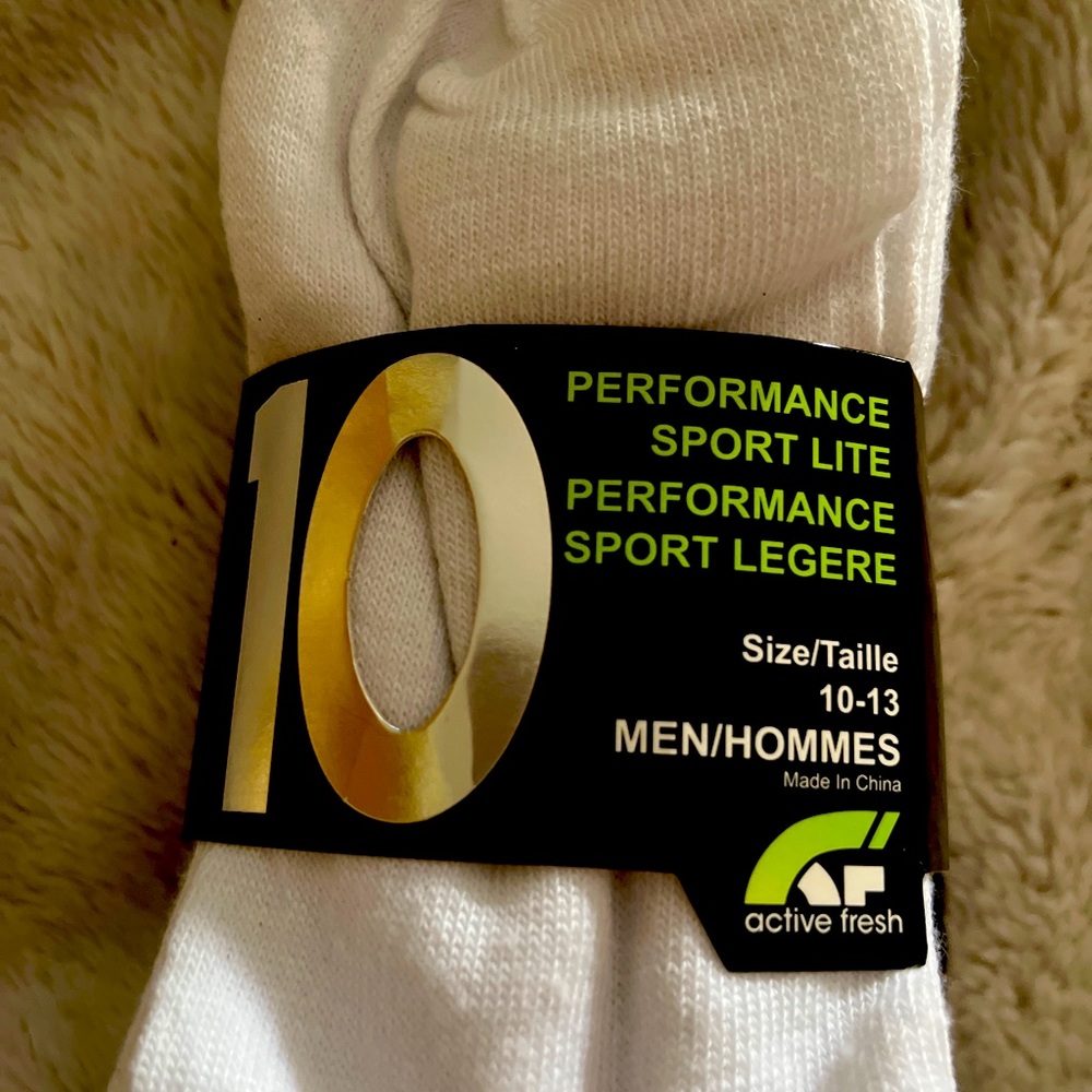 🌺 10 Pair Men’s Sports Sock for Shoe Size 10-13 ✨ NWT